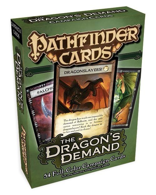 Pathfinder Dragons Demand Campaign Cards
