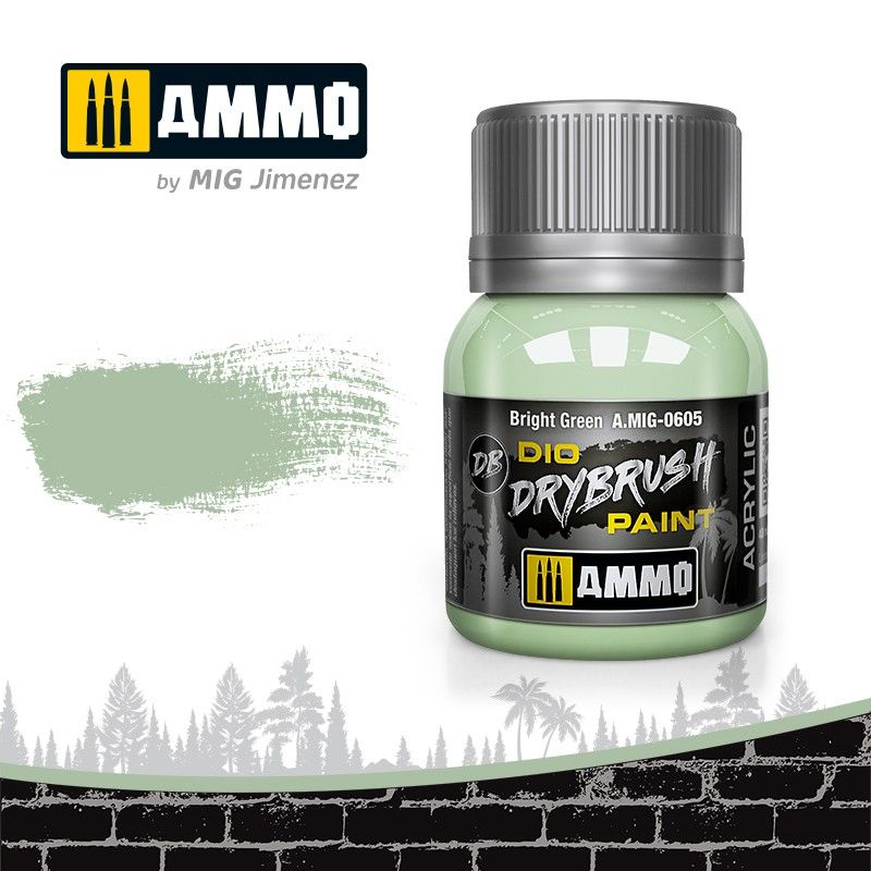 Ammo by MIG Drybrush Bright Green