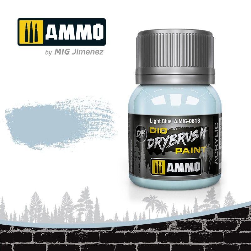 Ammo by MIG Drybrush Light Blue