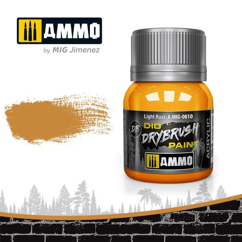 Ammo by MIG Drybrush Light Rust