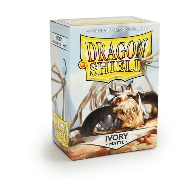 Dragon Shield - Sleeves - Box 100 - Ivory MATTE