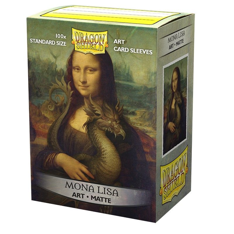 Dragon Shield - Sleeves - Box 100 - MATTE Art - Mona Lisa