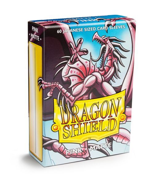 Dragon Shield - Sleeves - Japanese - Box 60 - Pink Matte