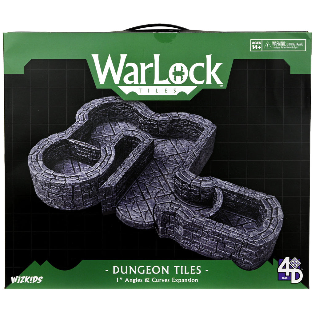 WarLock Tiles Expansion Pack - 1 inch Dungeon Angles & Curves