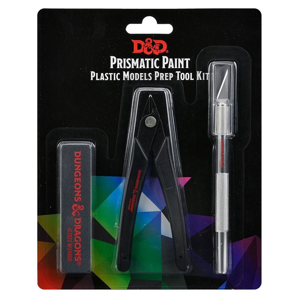 D&D Prismatic Paint Plastic Models Prep Tool Kit