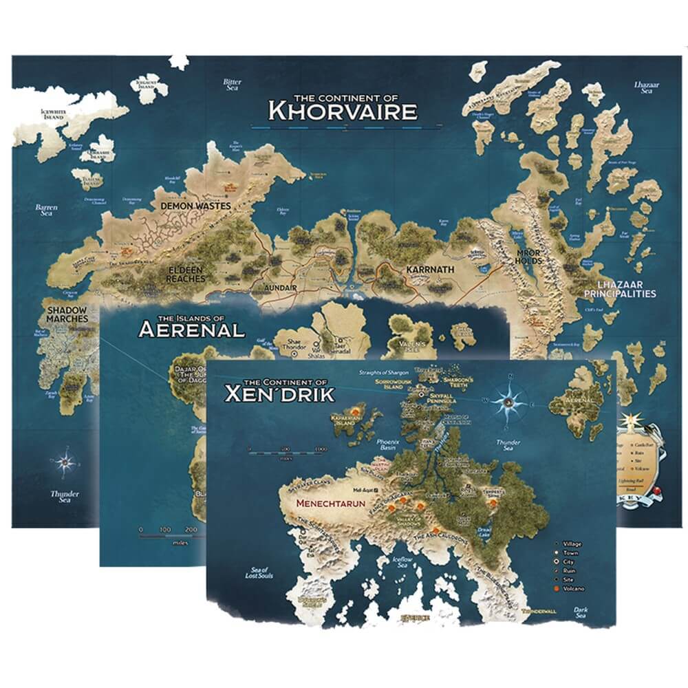 D&D Eberron Map Set Nations of Khorvaire