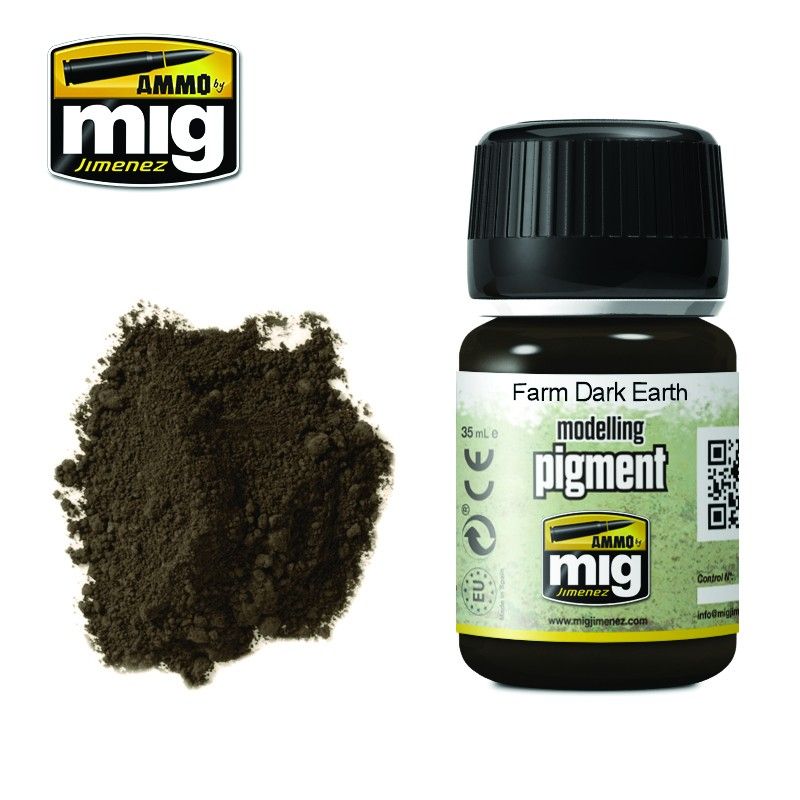 Ammo by MIG Pigments Farm Dark Earth 35ml