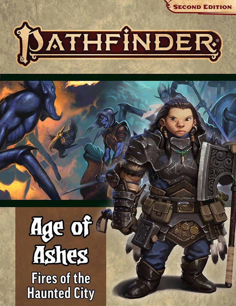 Pathfinder Second Edition Age of Ashes Adventure Path #4 Fires of the Haunted City