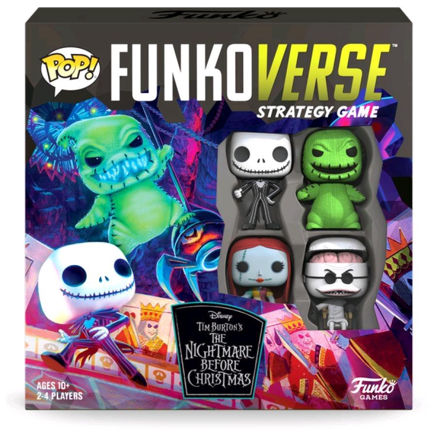 Funkoverse - The Nightmare Before Christmas 100 4 -Pack Expandalone Strategy Board Game