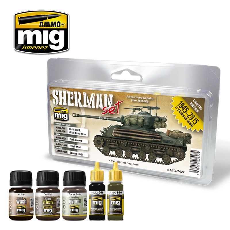 Ammo by MIG Weathering "Fury" Sherman Set