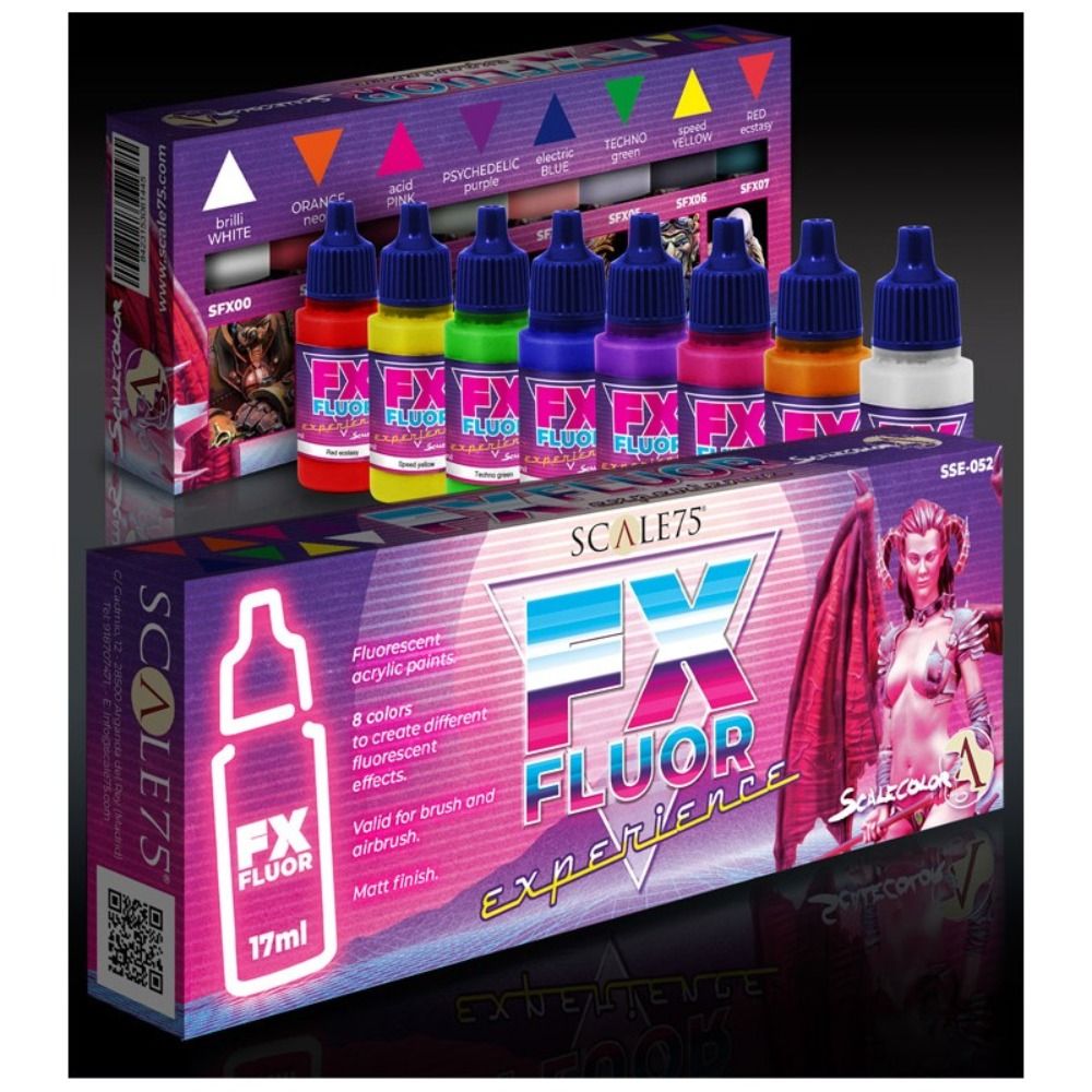 Scale 75 Scalecolor FX Fluor Experience Paint Set