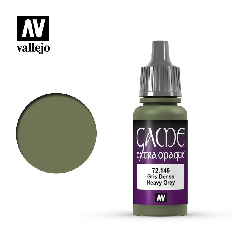 Vallejo Game Color - Extra Opaque Heavy Grey 17 ml (Old Formulation)