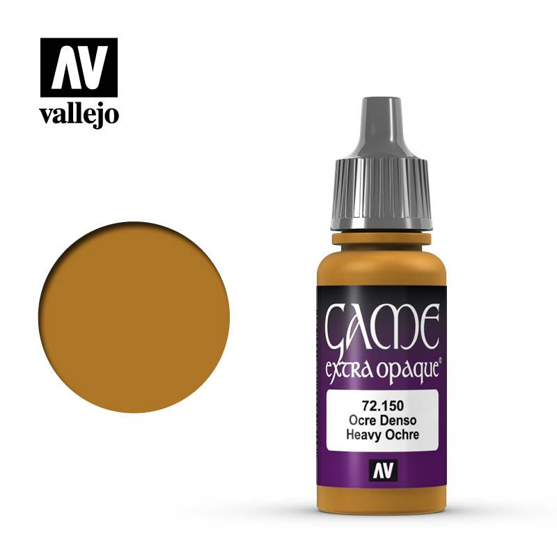 Vallejo Game Color - Extra Opaque Heavy Ochre 17 ml (Old Formulation)