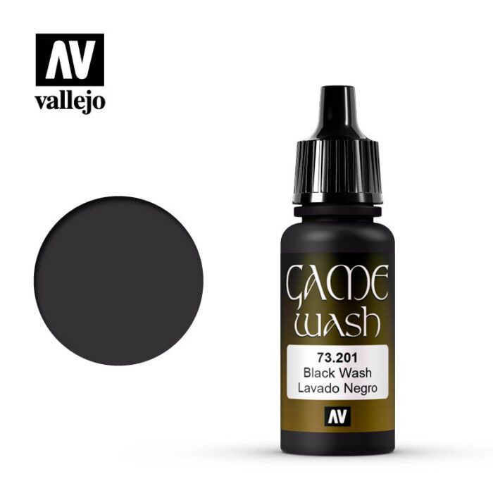 Vallejo Game Color - Black Wash 17 ml (Old Formulation)