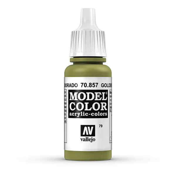 Vallejo Model Color - Golden Olive 17 ml  (Old Formulation)
