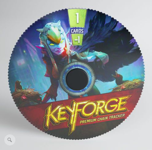 Gamegenic KeyForge Premium Chain Tracker Shadows