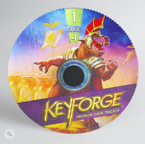 Gamegenic KeyForge Premium Chain Tracker Saurian – Stone Monkey