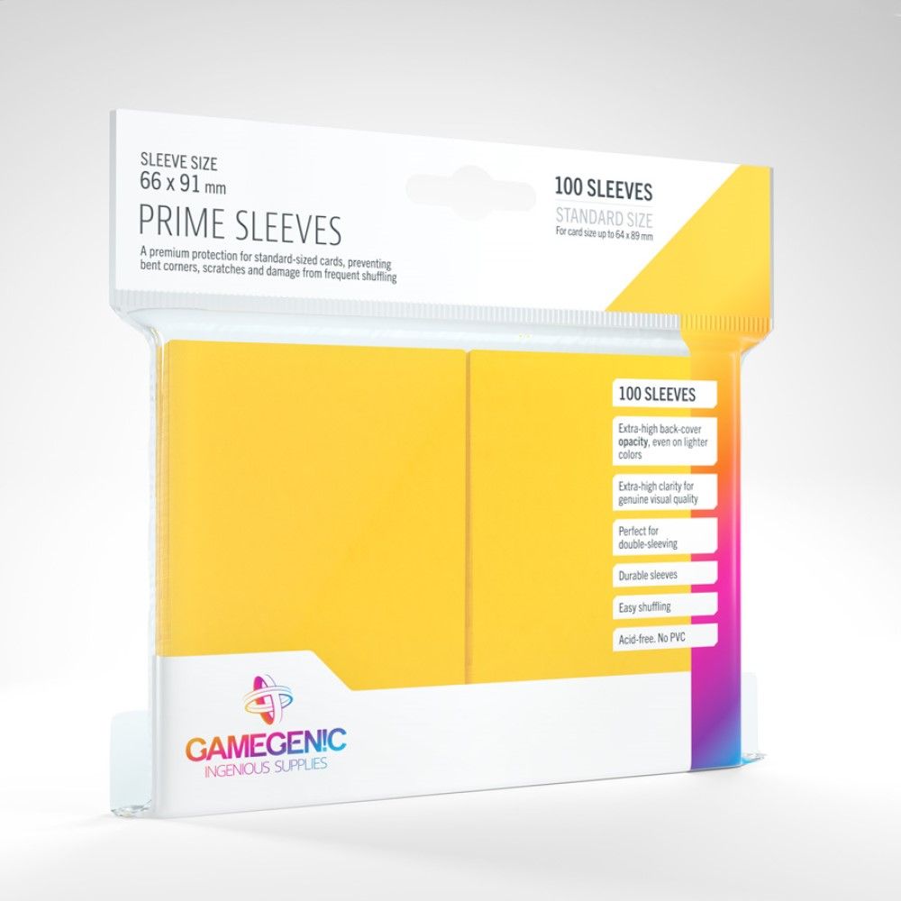 Gamegenic Prime 100ct Yellow Sleeves