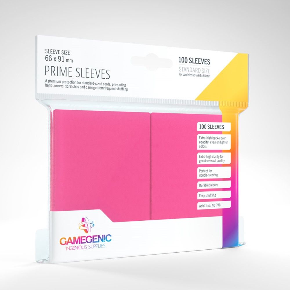 Gamegenic Prime 100ct Pink Sleeves