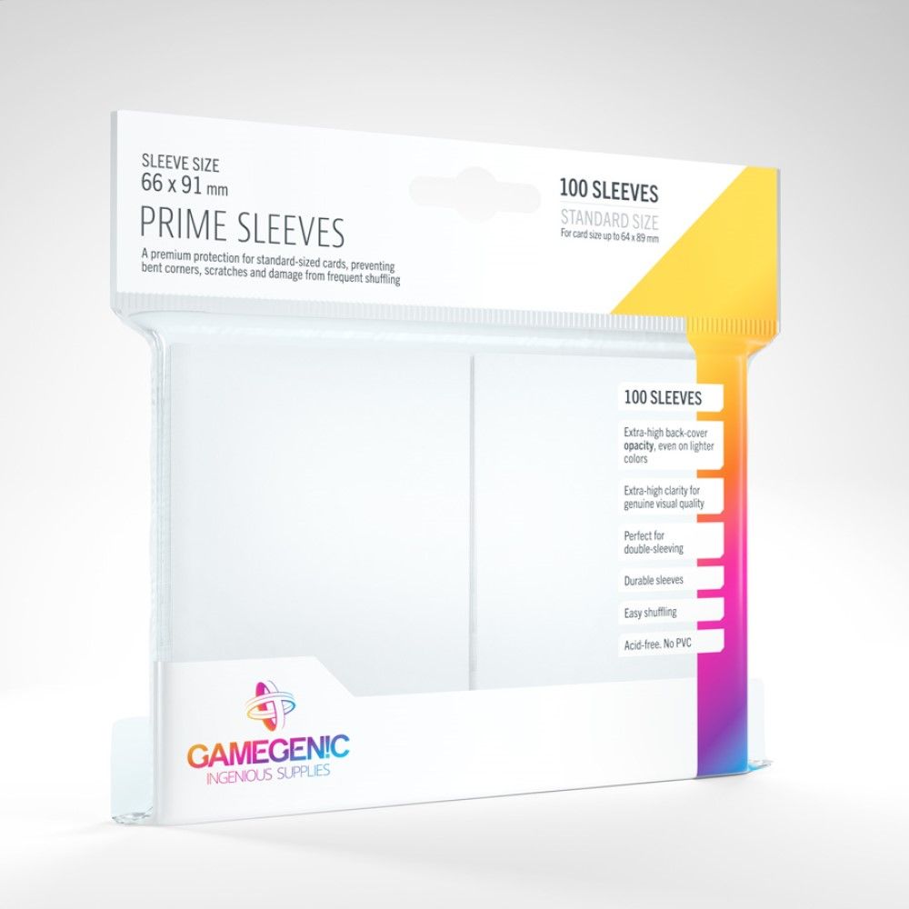 Gamegenic Prime 100ct White Sleeves