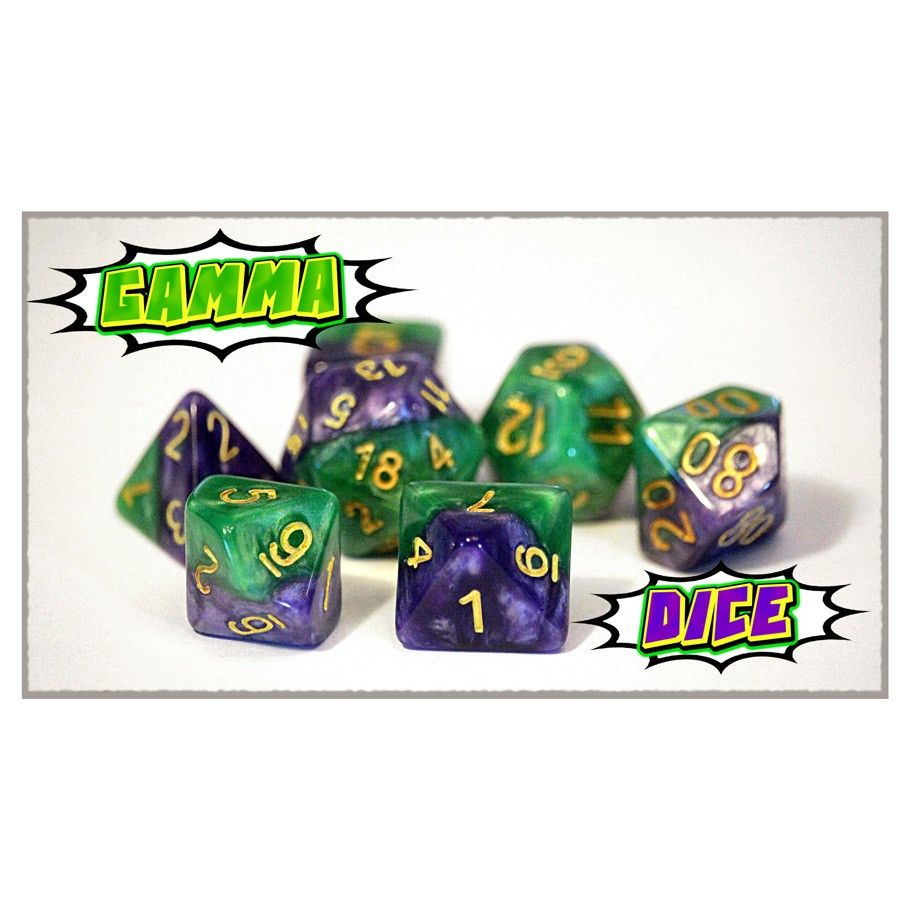 Halfsies Dice Gamma Set 7