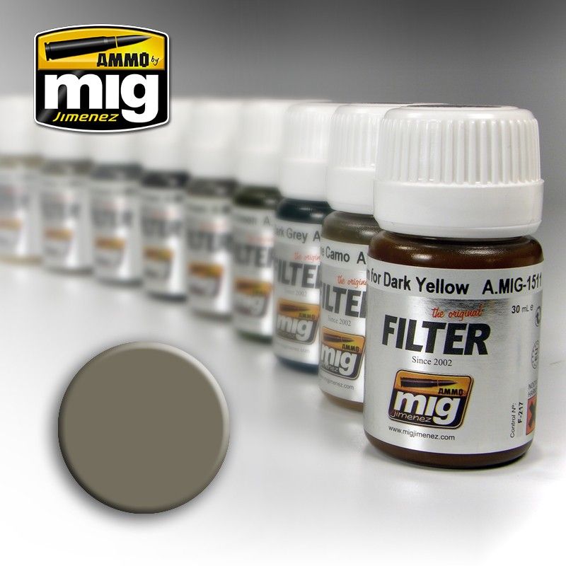 Ammo - AMIG1505 - Filters Grey for Yellow Sand 35ml