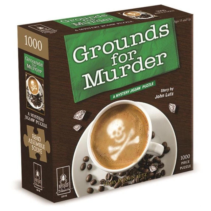 Murder Mystery Jigsaw Puzzles Grounds for Murder