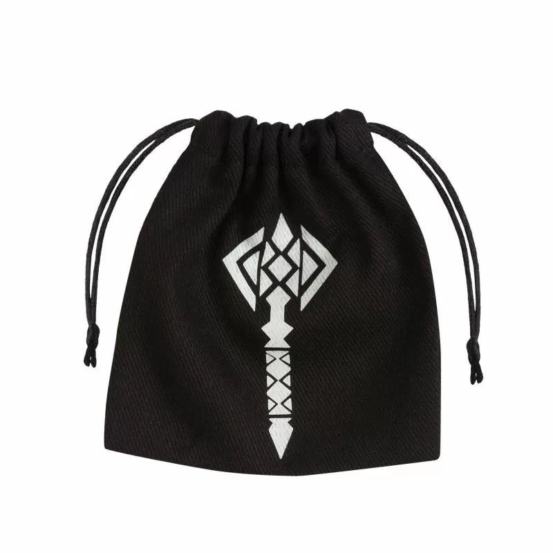 Q Workshop Hammer Black & Glow-In-The-Dark Dice Bag