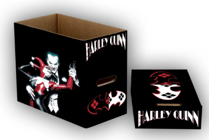 DC Comics Short comic Book Storage Box Harley Quinn