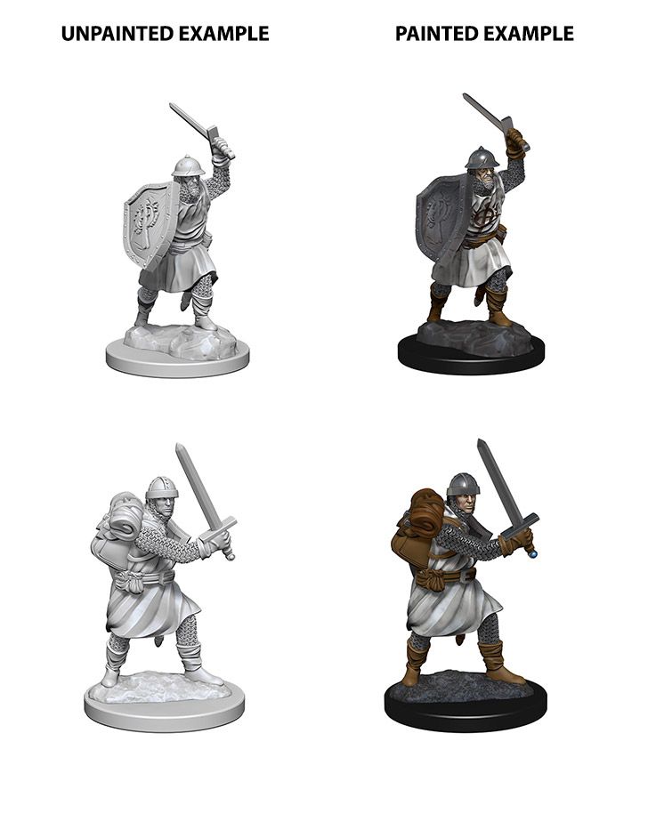 Pathfinder Deep Cuts Unpainted Miniatures Infantrymen - 73185