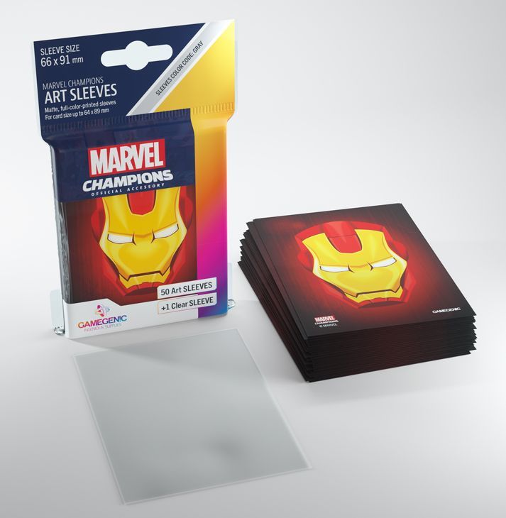 Gamegenic Marvel Champions Art Sleeves Iron Man