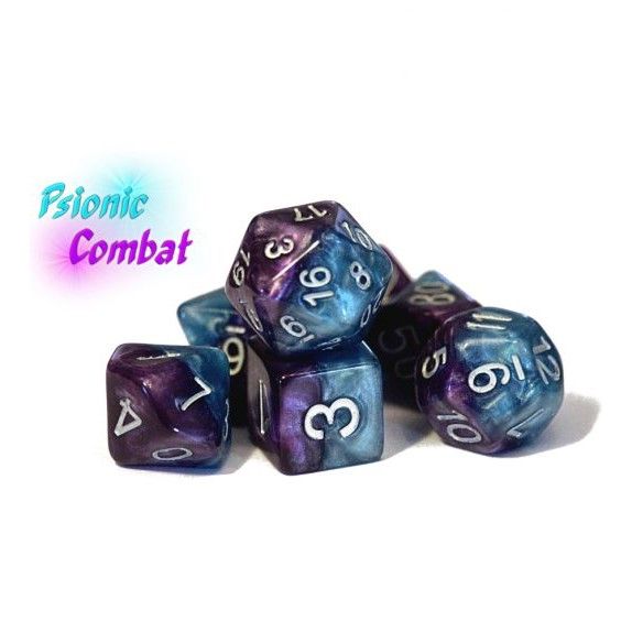 Halfsies Dice Psionic Combat Set 7