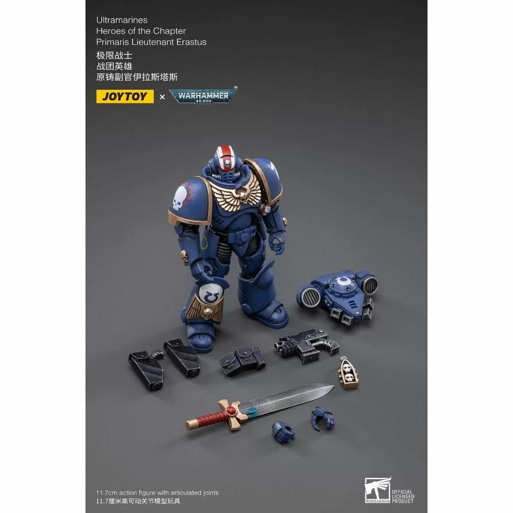 JoyToy 1/18 Scale Ultramarines Primaris Lieutenant Erastus