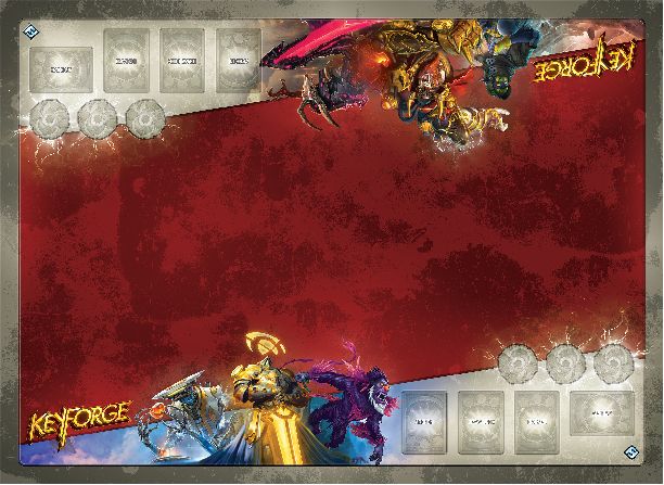 Keyforge Call of the Archons Architects Vault Two Player Game Mat