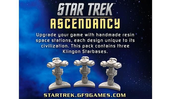Star Trek Ascendancy Accessory Star Bases (3) Klingon