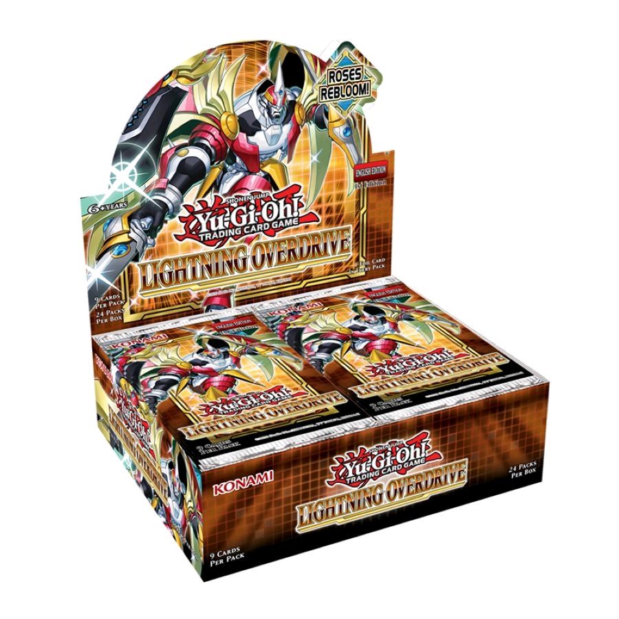 Yugioh - Lightning Overdrive Booster Display