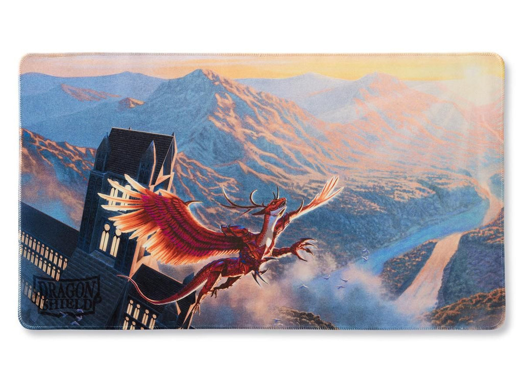 Dragon Shield - Playmat - Case and Coin - Crimson Logi