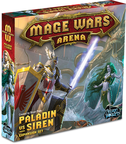 Mage Wars Arena Paladin vs Siren