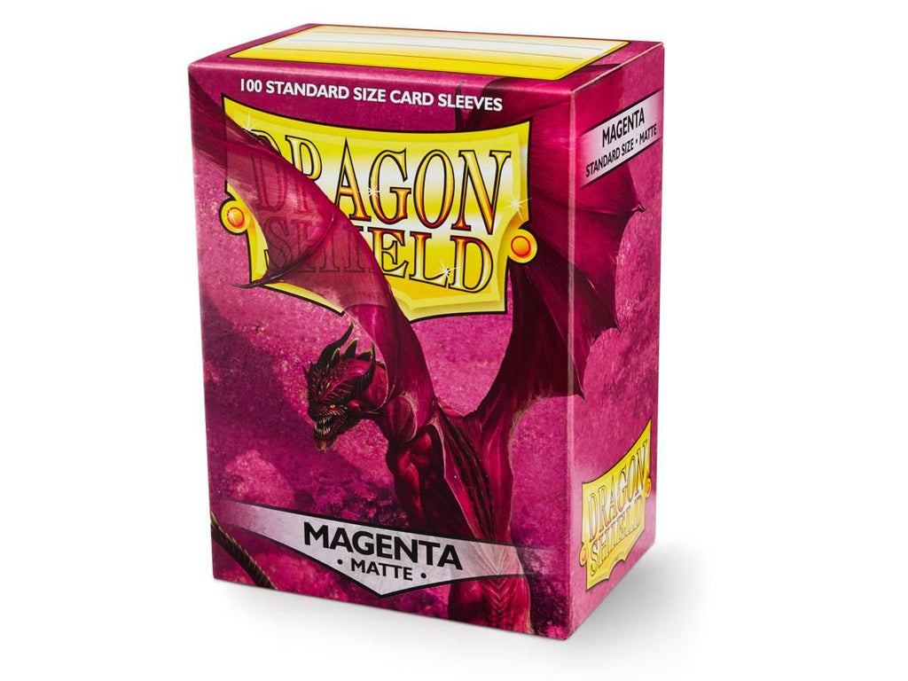 Dragon Shield - Sleeves - Box 100 - Magenta MATTE