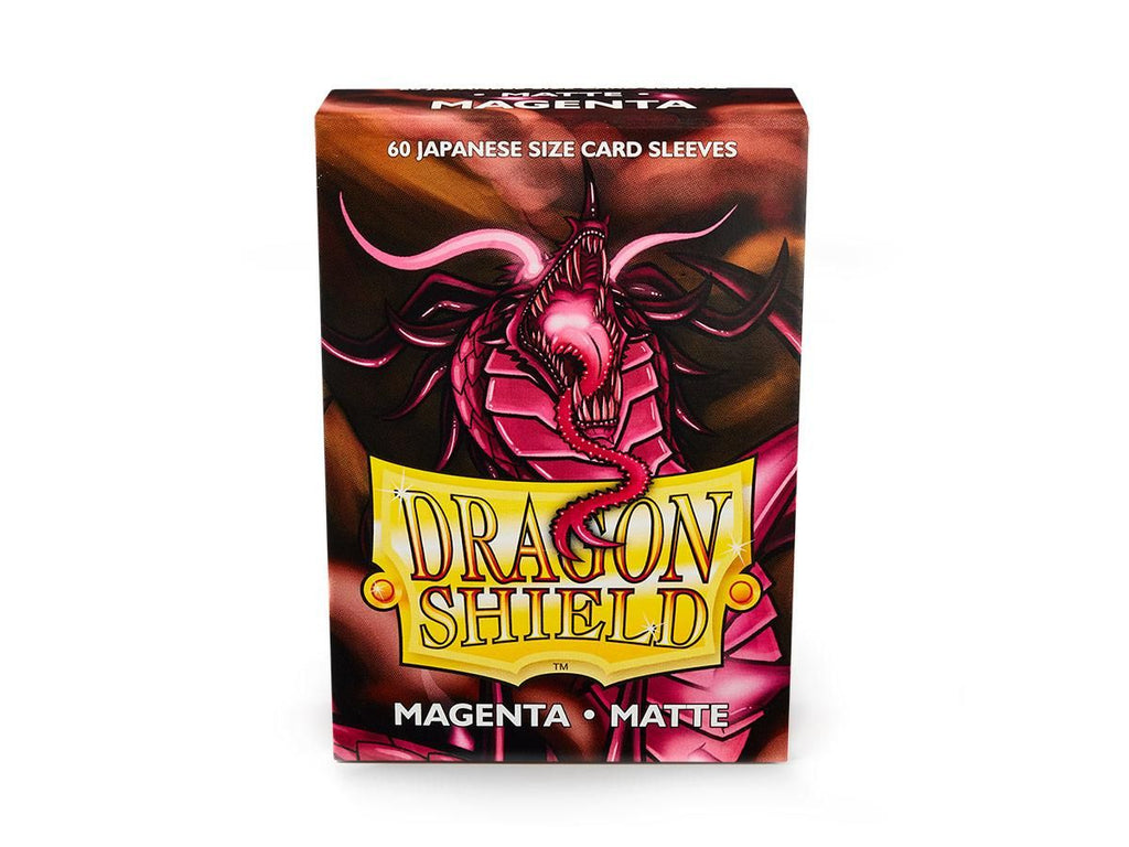 Dragon Shield - Sleeves - Japanese - Box 60 - Magenta Matte