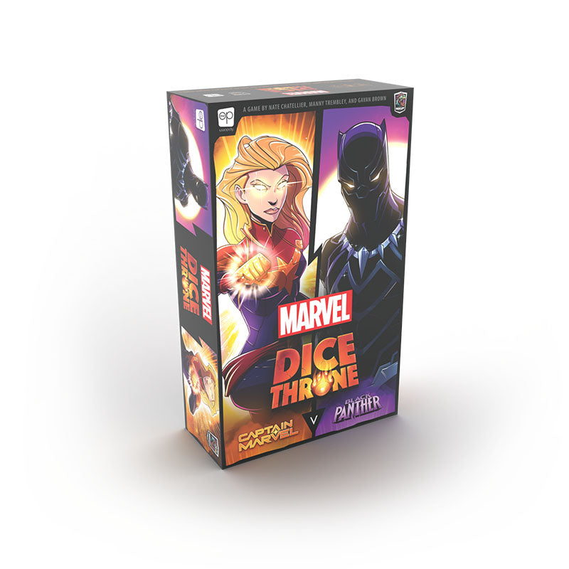 Dice Throne Marvel 2-Hero Box 1 Featuring Captain Marvel, Black Panther