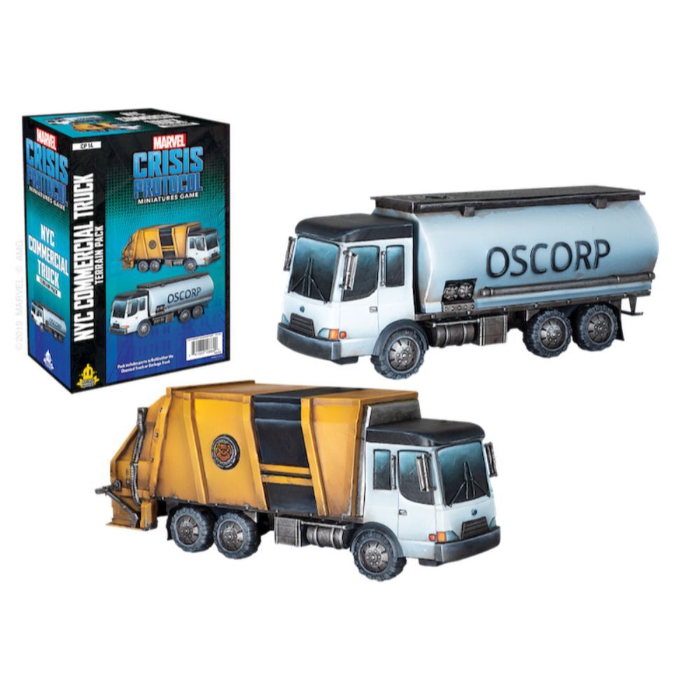 Marvel Crisis Protocol Miniatures Game NYC Commercial Truck Terrain Pack