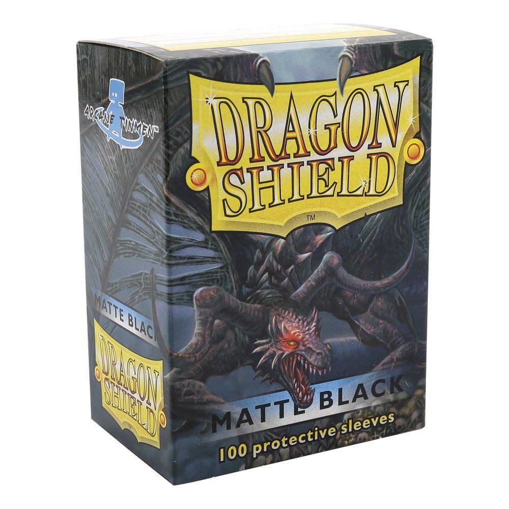 Dragon Shield - Sleeves - Box 100 - Black MATTE