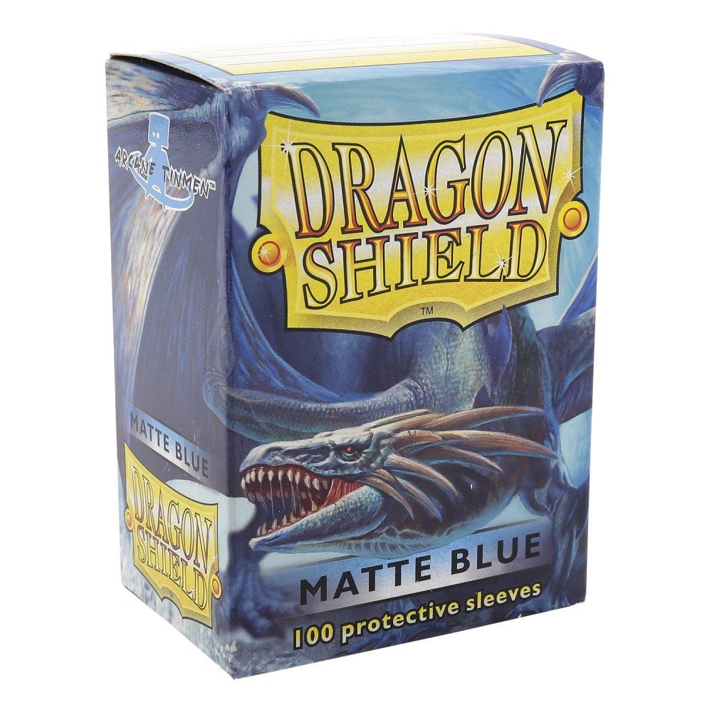 Dragon Shield - Sleeves - Box 100 - Blue MATTE