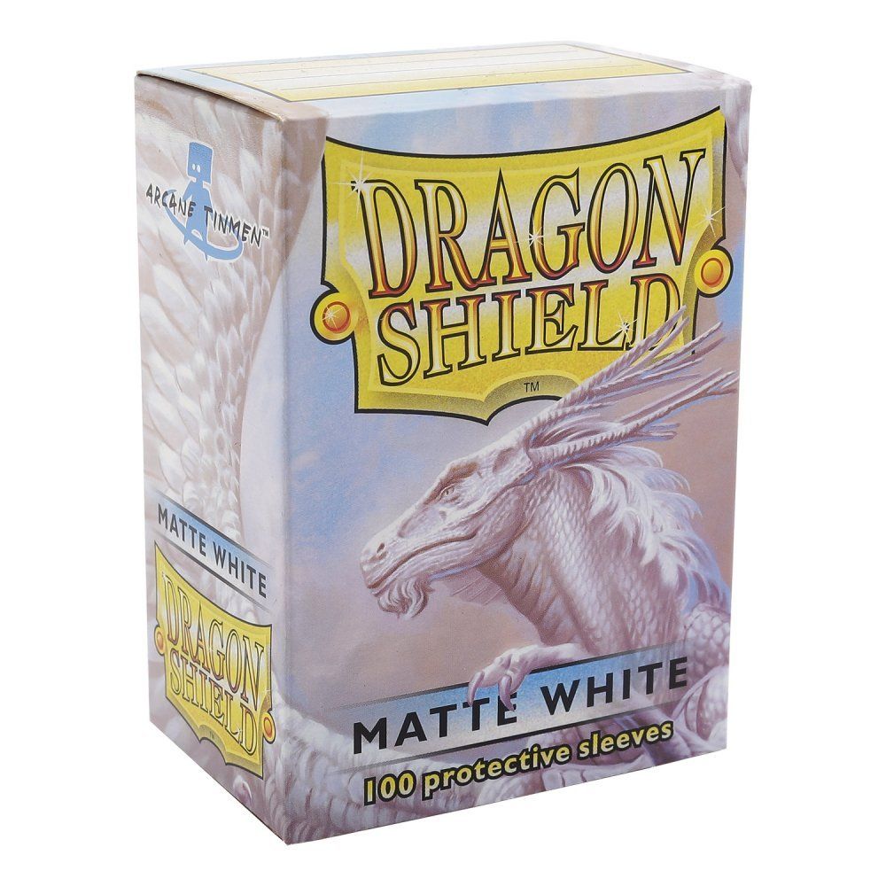 Dragon Shield - Sleeves - Box 100 - White MATTE