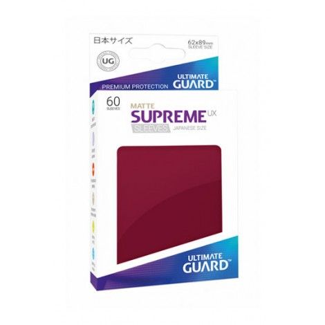 Ultimate Guard Supreme UX Sleeves Japanese Size Matte Burgundy (60)