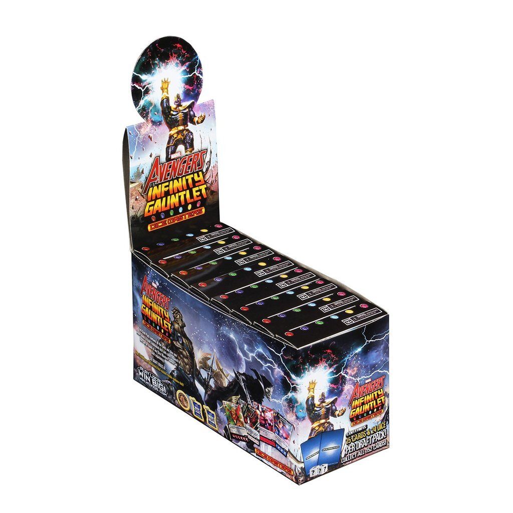 Marvel Dice Masters Avengers Infinity Gauntlet Countertop Display