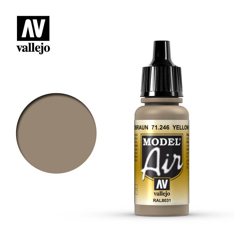 Vallejo Model Air - Yellow Brown 17 ml