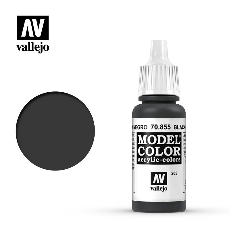 Vallejo Model Color - Black Glaze 17 ml (Old Formulation)