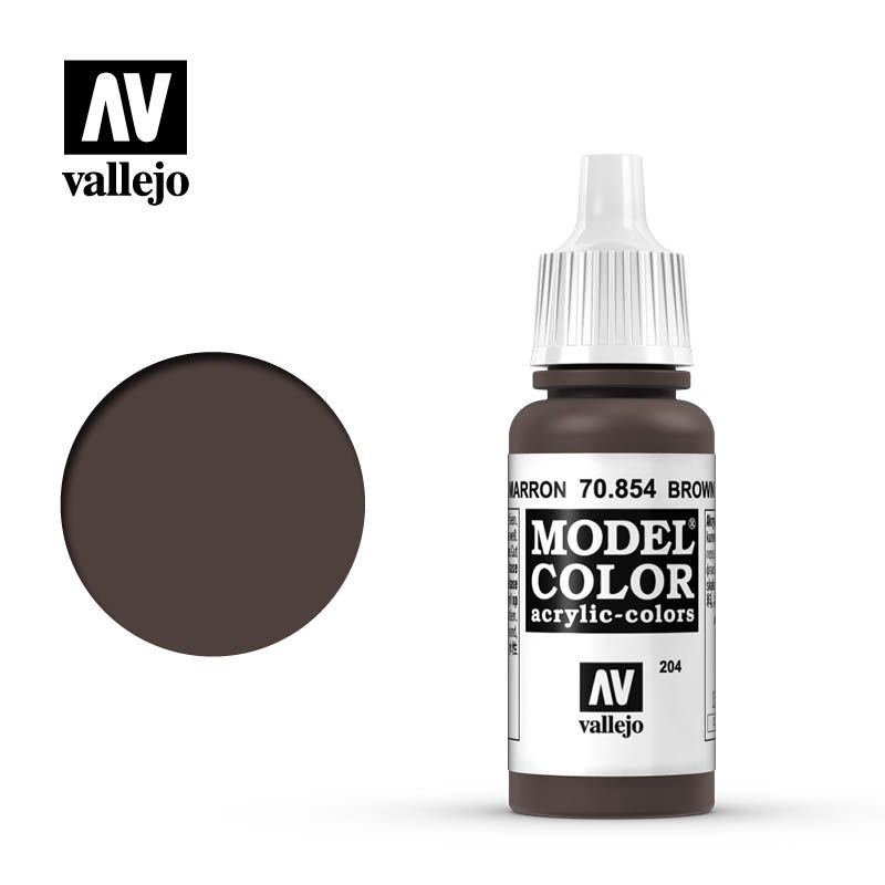 Vallejo Model Color - Brown Glaze 17 ml (Old Formulation)